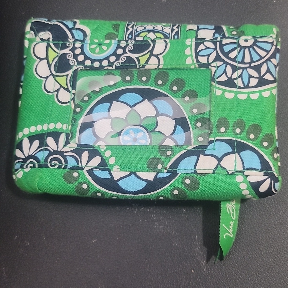 VERA BRADLEY retired rare cupcake blue green medallions wallet